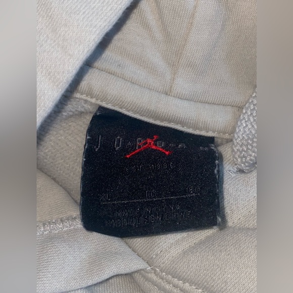 NIKE AIR JORDAN MENS JUMPMAN CLASSICS FLEECE PULLOVER - Picture 8 of 8